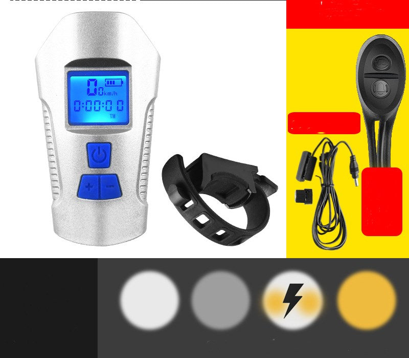 Lámpara Brillante para Bicicleta - Recargable USB