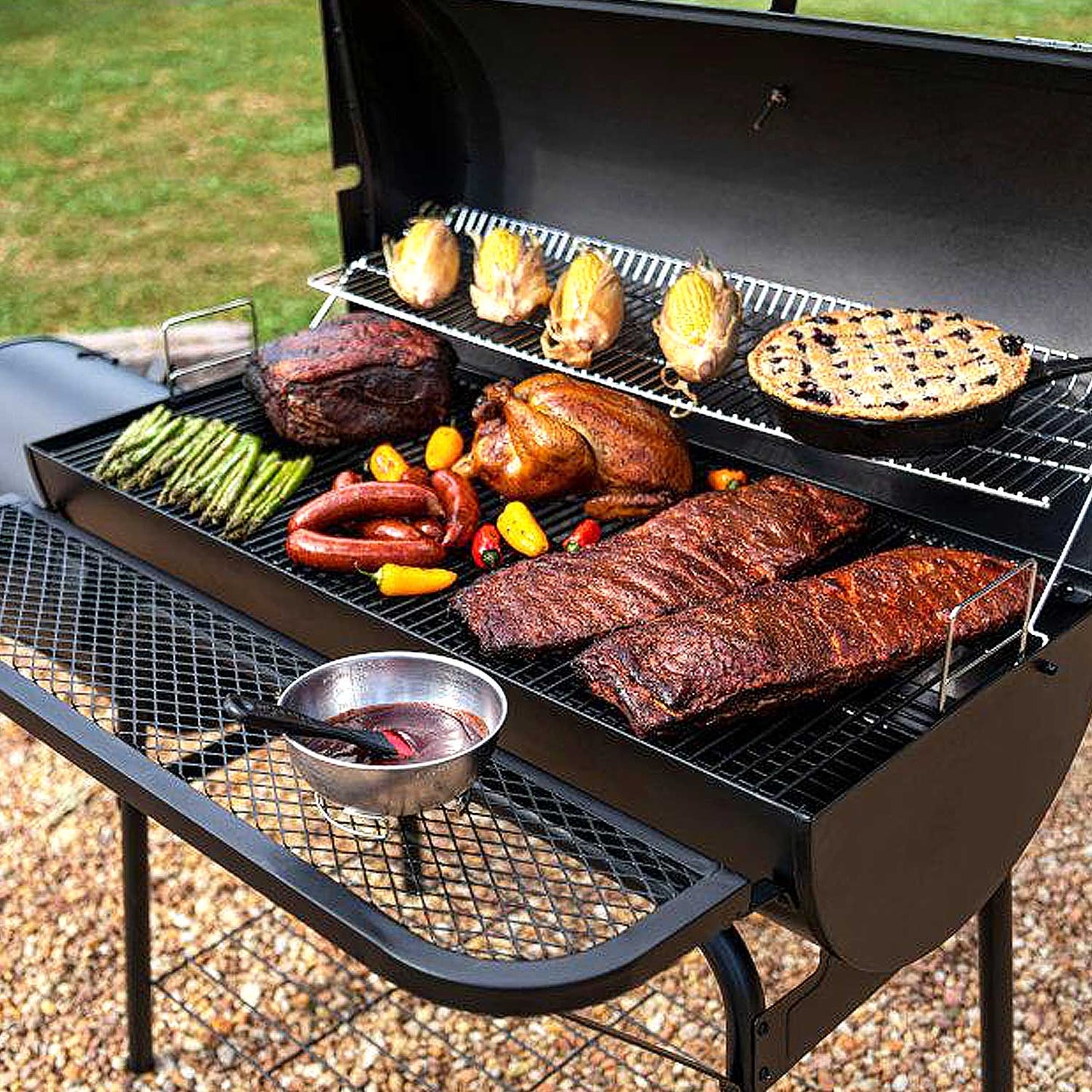 Ahumador de Carbón American Gourmet Deluxe