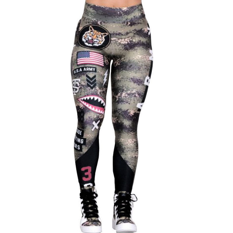 Leggings Deportivos para Mujer estilo Army
