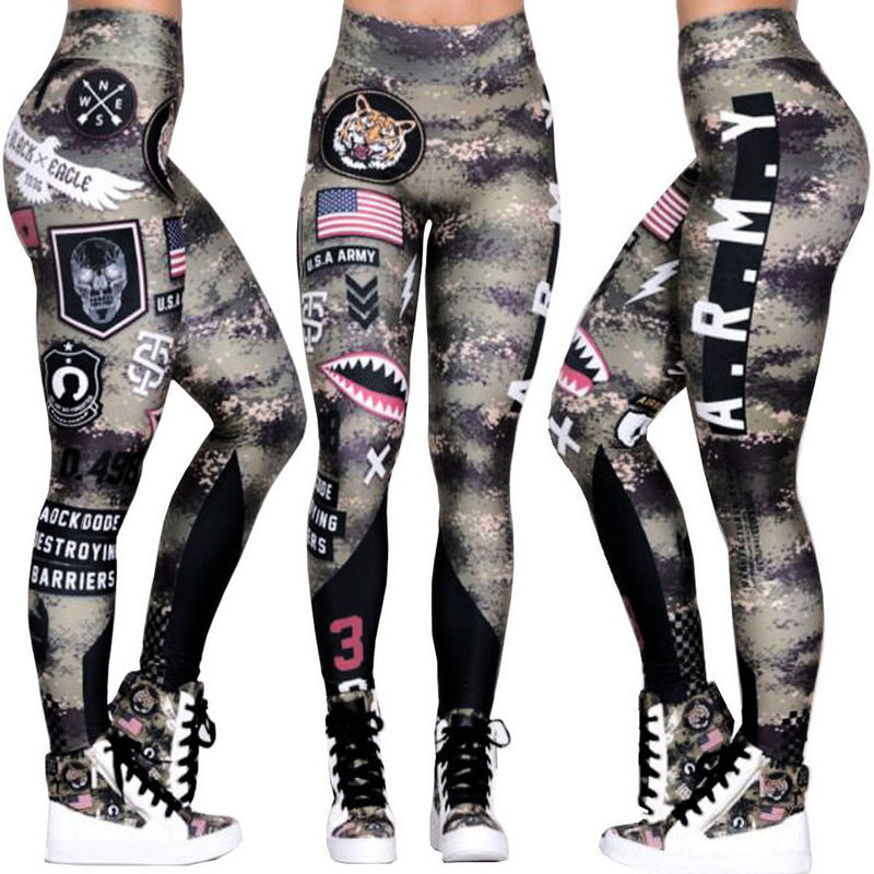 Leggings Deportivos para Mujer estilo Army
