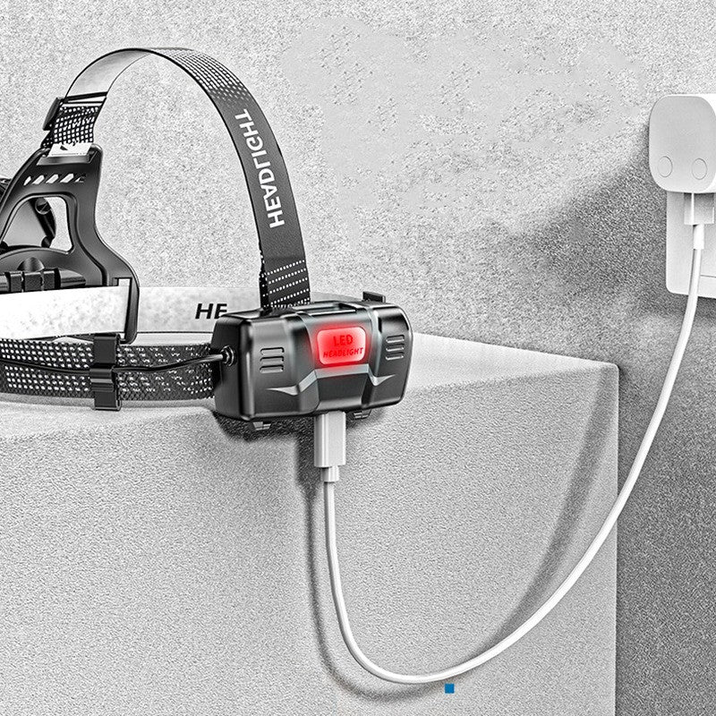 Strong Distant - Linterna Frontal LED 2000 Lúmenes, Inducción
