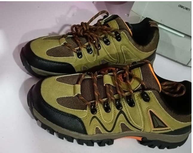 Tenis de Senderismo para Hombre Impermeables y Antideslizantes con Atado Frontal