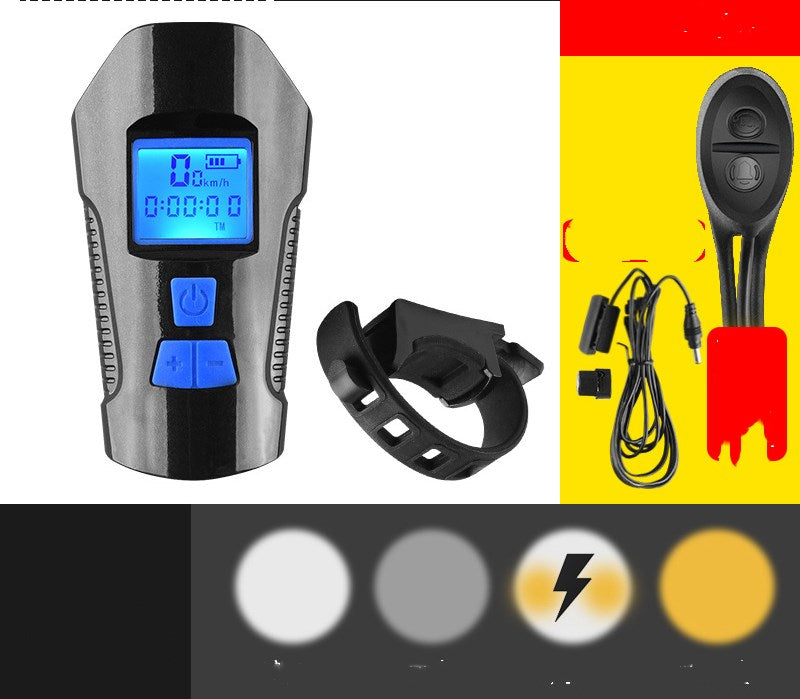 Lámpara Brillante para Bicicleta - Recargable USB
