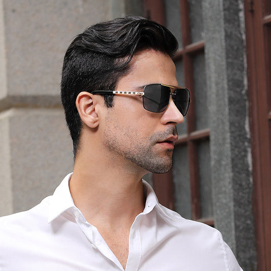 Lentes de Sol Retro Cuadrados para Hombre