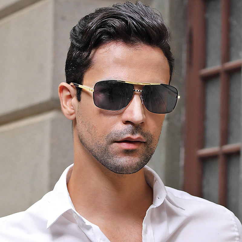 Lentes de Sol Retro Cuadrados para Hombre