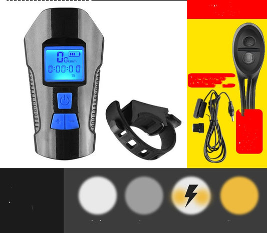 Lámpara Brillante para Bicicleta - Recargable USB