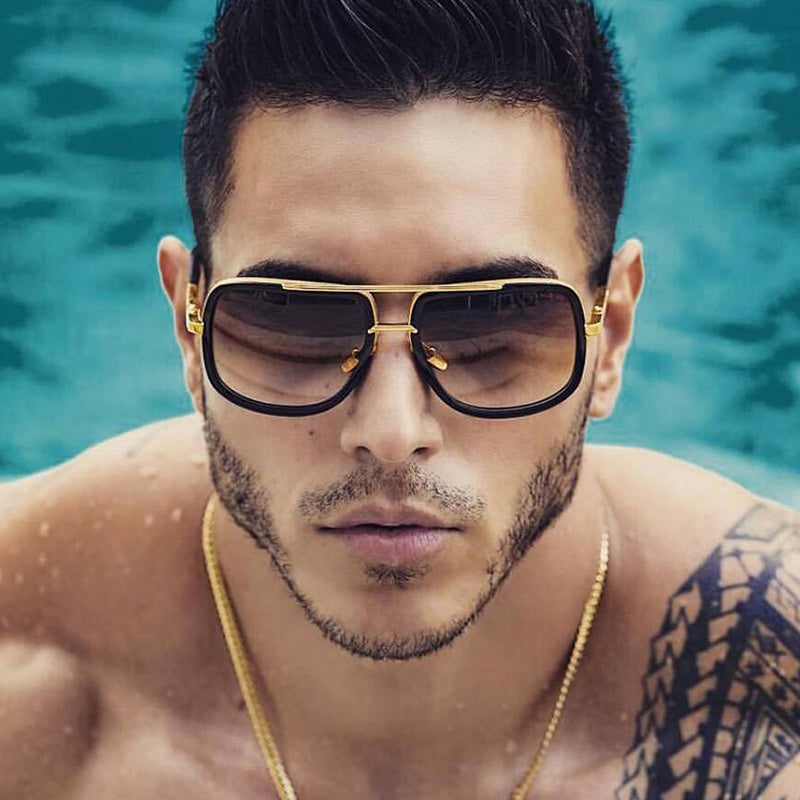 Lentes de Sol Flat Top con UV para Hombre