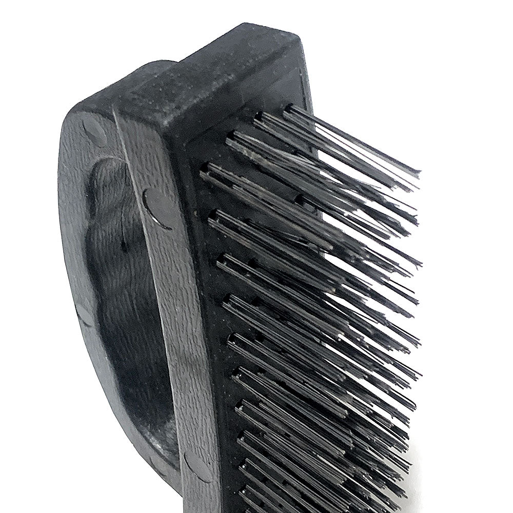 Cepillo para parrilla de cerdas de acero JJ BBQ Tools