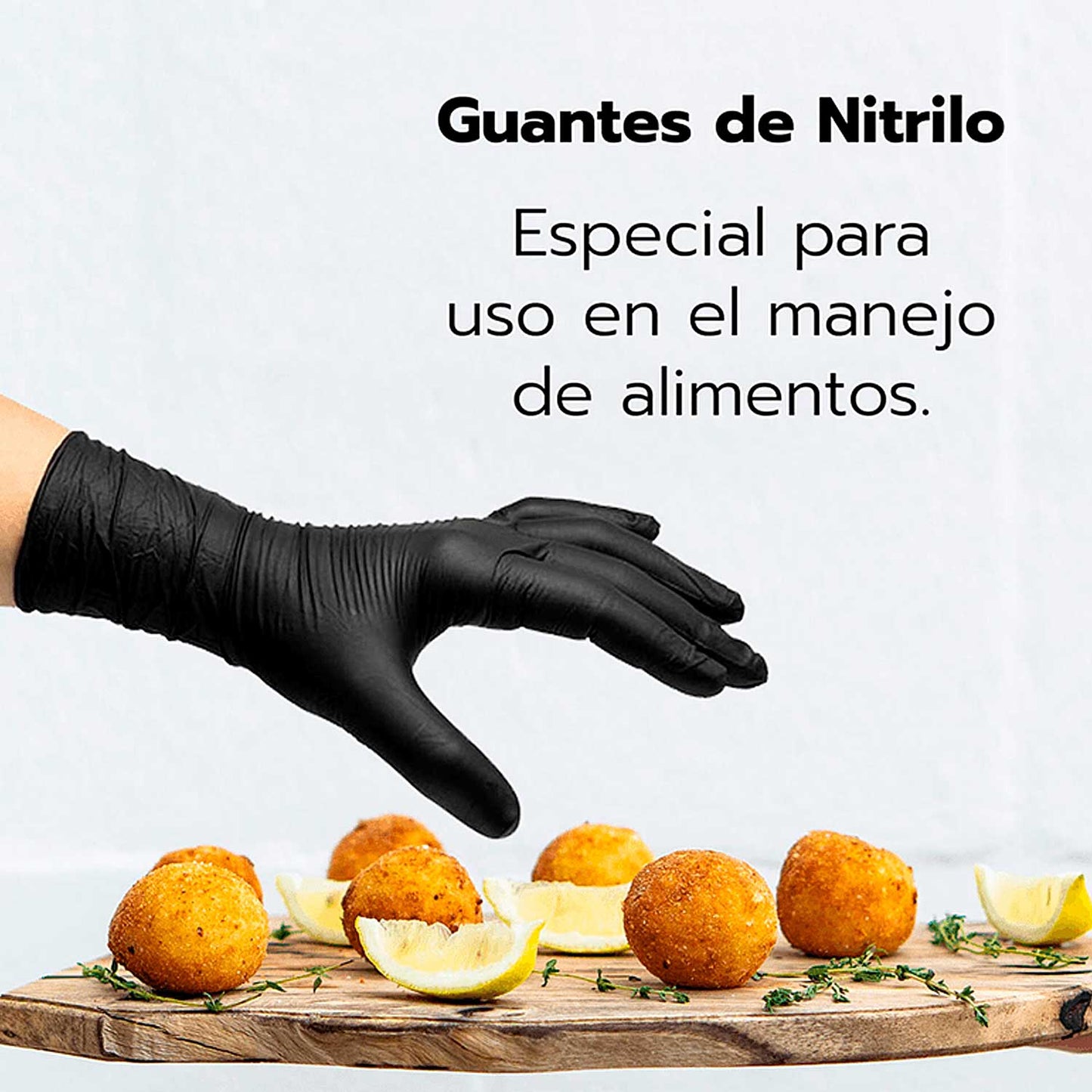 15 Pares de Guantes Parrilleros de Nitrilo Resistentes al Calor