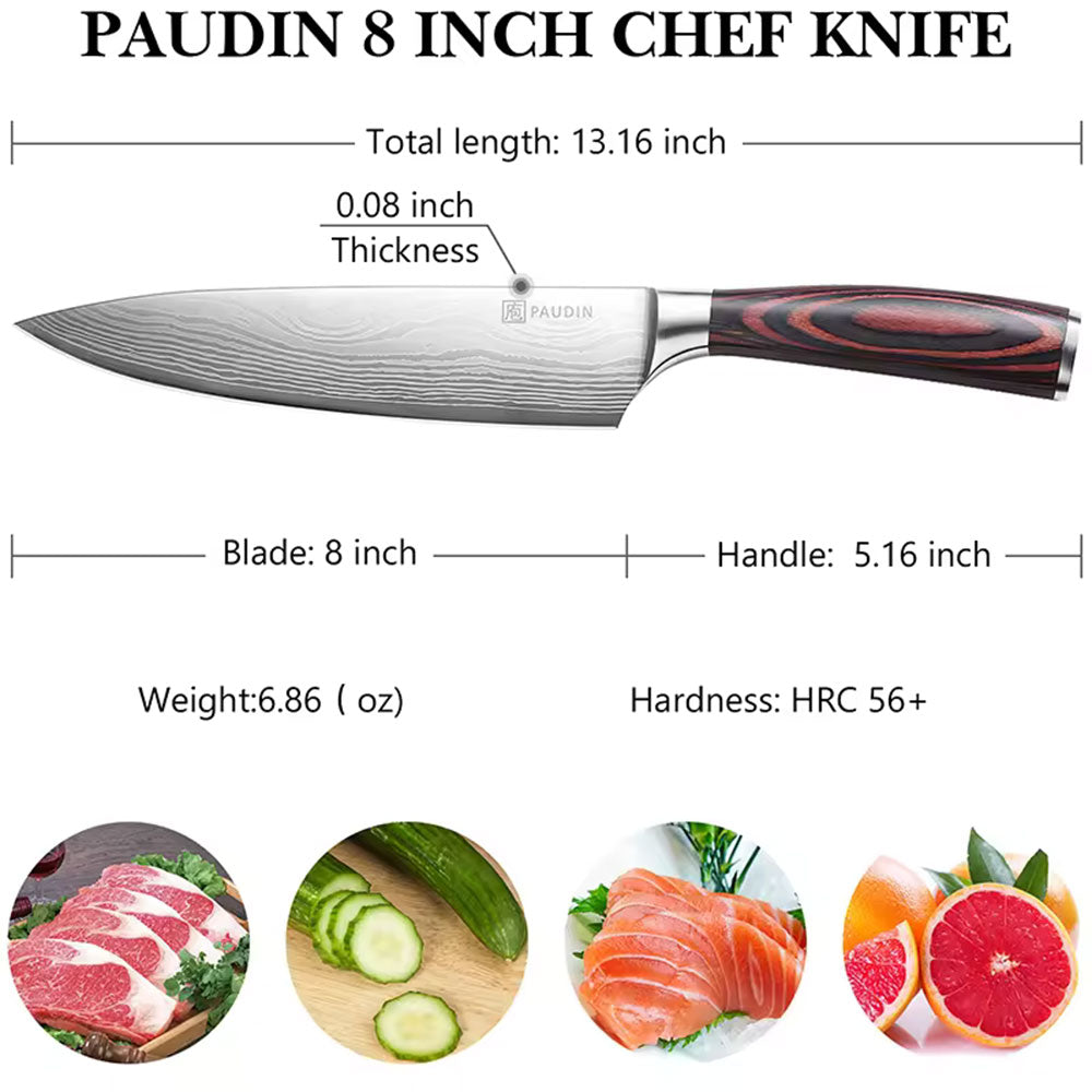 Cuchillo de Chef Paudin de 8