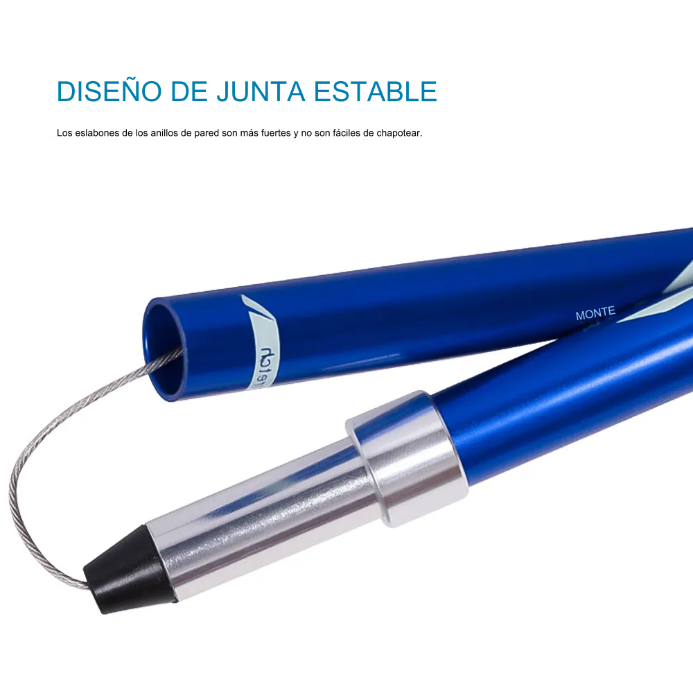 1 Bastón Senderismo de Aluminio Ultra Ligero de 5 secciones
