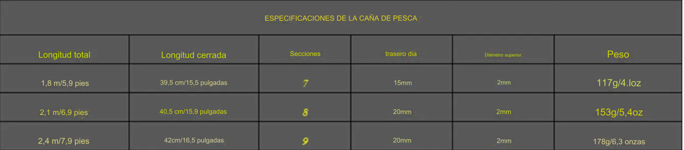 Caña de Pescar Telescópica Ligera y Resistente
