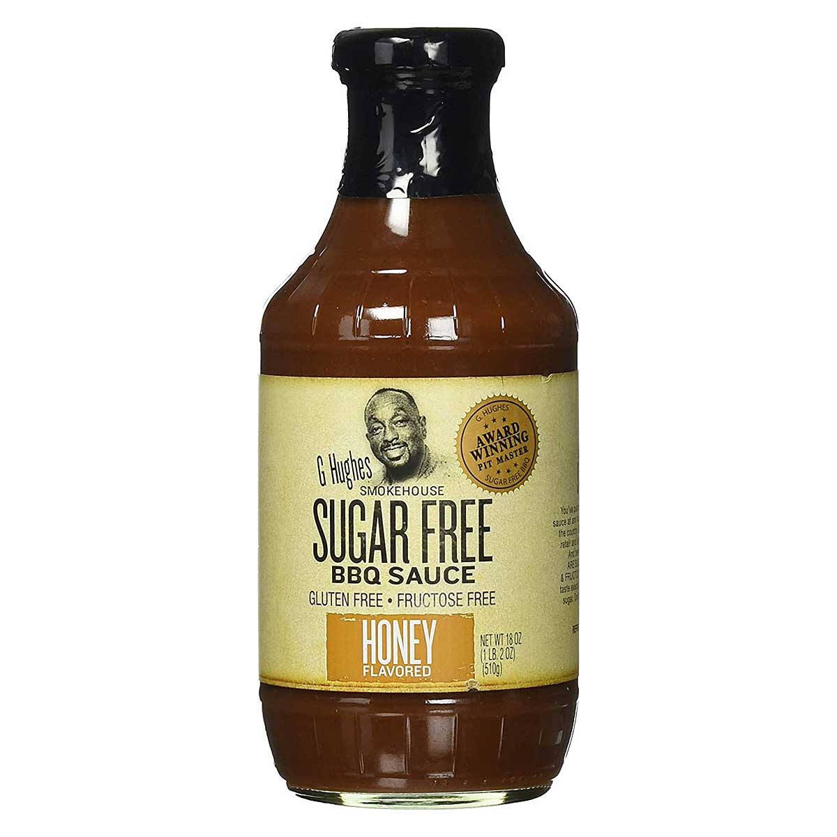 Salsa BBQ G Hughes Sin Azúcar 510gr.