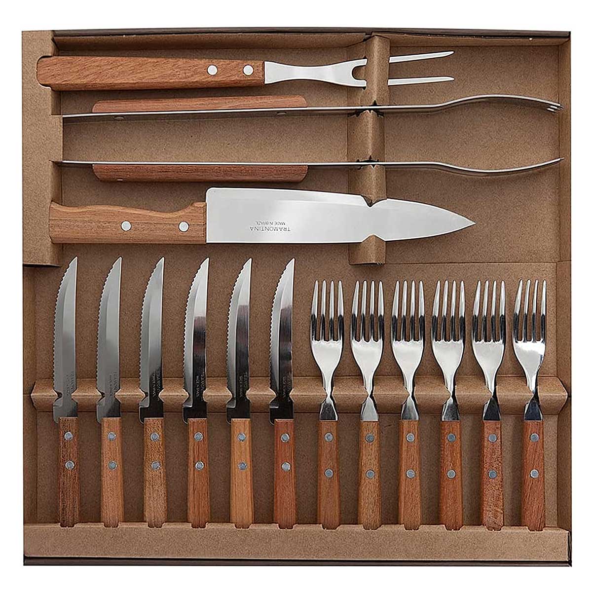 Kit para Carne Asada Tramontina de 15 piezas