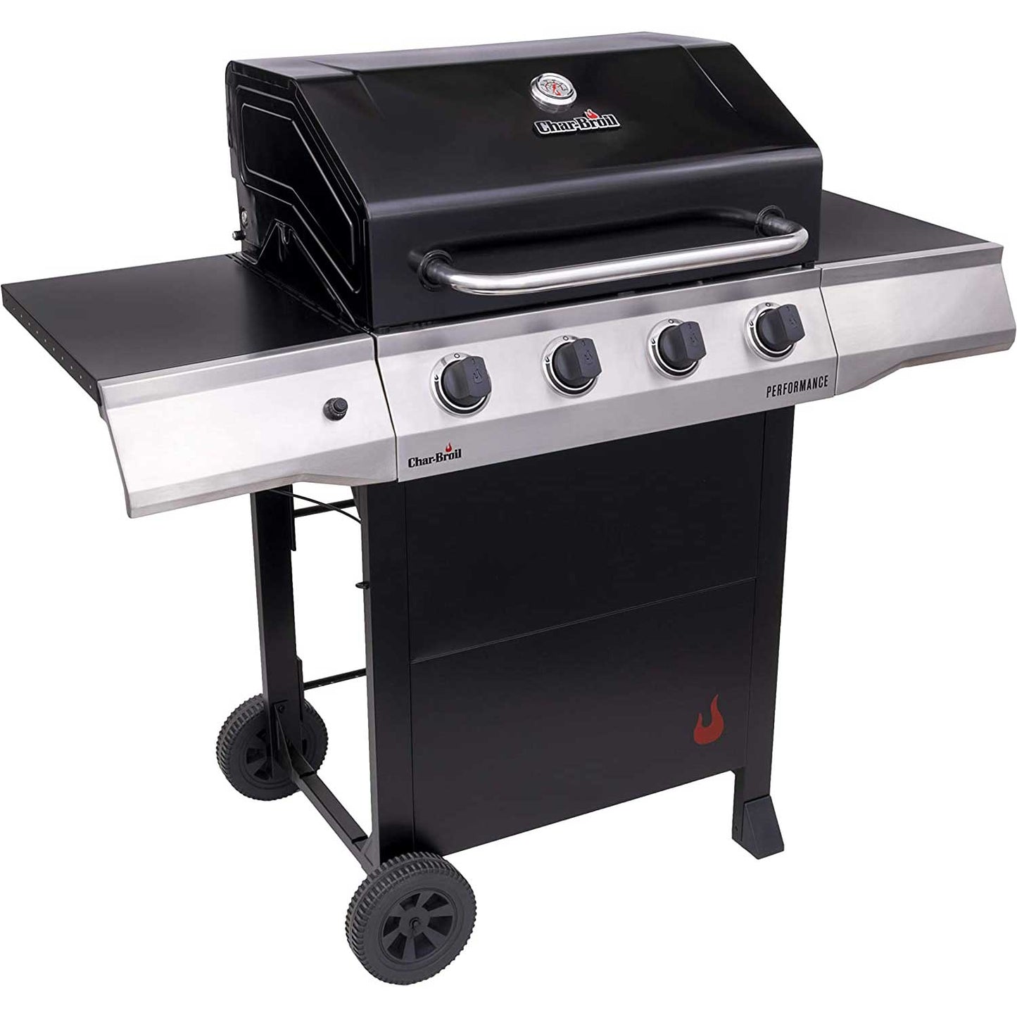 Asador de Gas Char-Broil Performance 4 Quemadores Tapa Negra