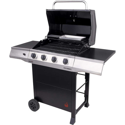 Asador de Gas Char-Broil Performance 4 Quemadores Tapa Negra