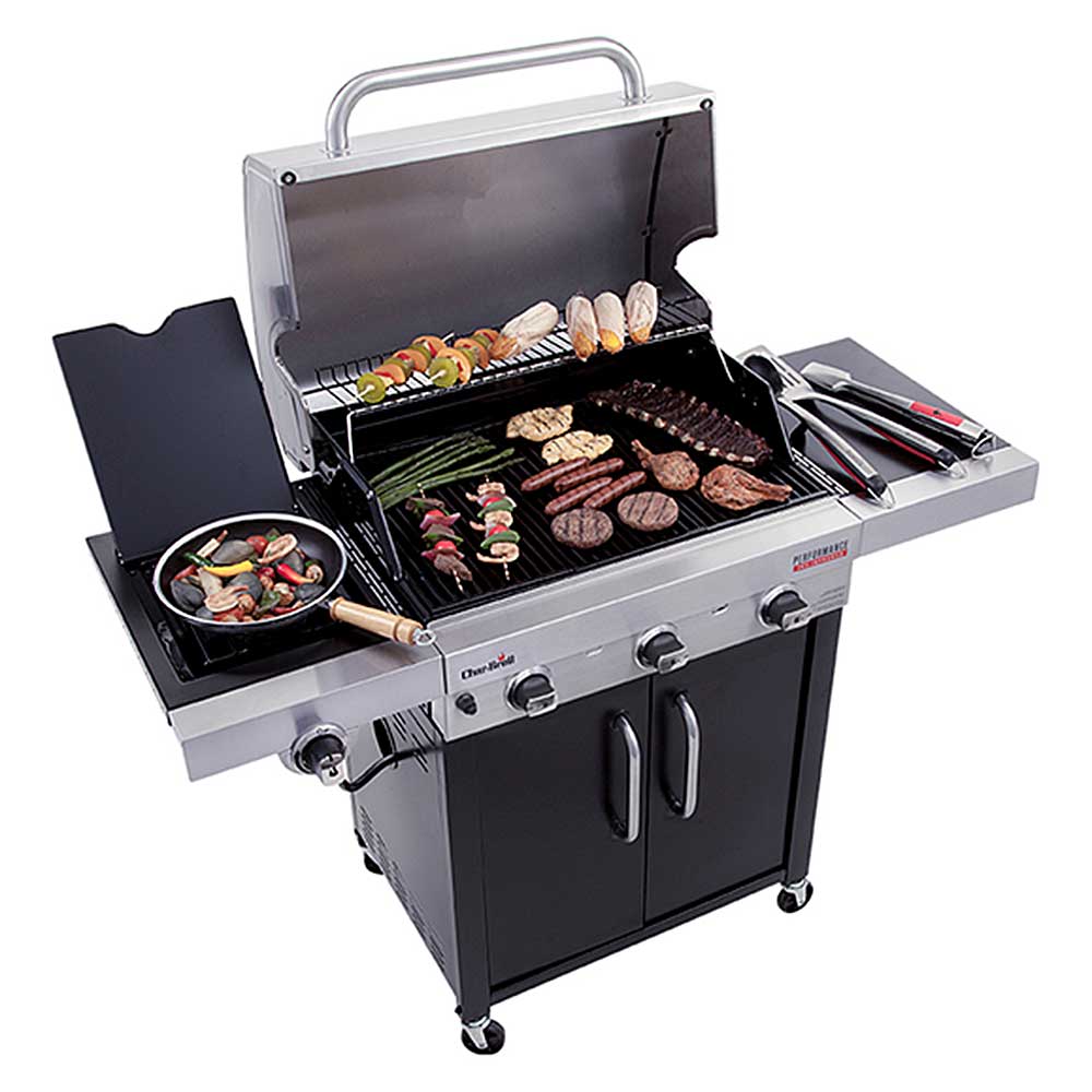 Asador de Gas Char-Broil Performance de 3 quemadores TRU-Infrared