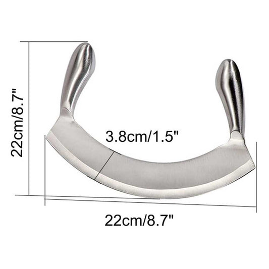 Cuchillo Mezzaluna de 8.7 pulgadas