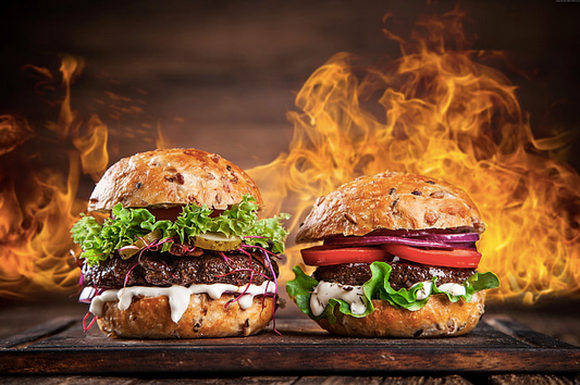 El origen de la hamburguesa