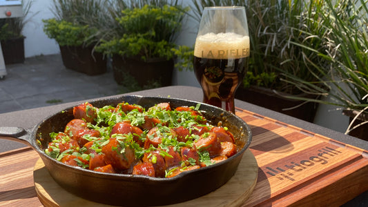 Recetas tiogill - Salchicha Polaca en Reducción de Cerveza