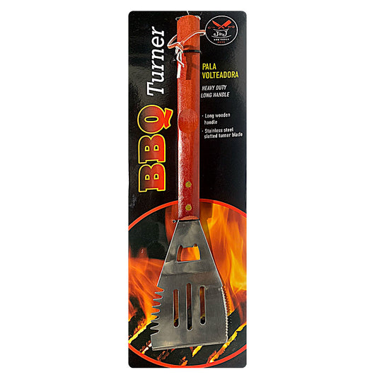 Espátula para Parrilla Larga de Acero Inoxidable JJ BBQ Tools