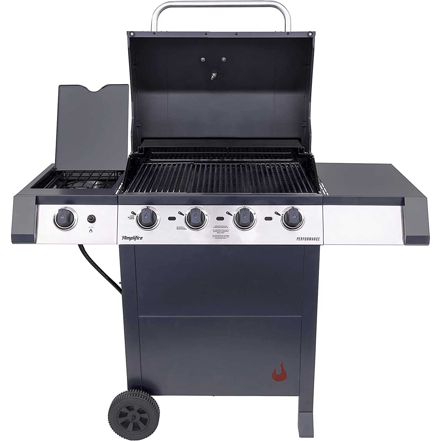 Asador de Gas Char Broil 4 Quemadores Performance Amplifire Negro TioGrill