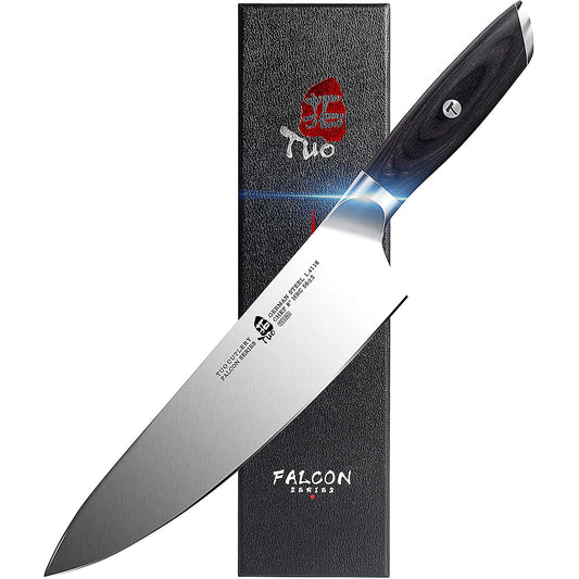 El cuchillo perfecto para cortar carne y verduras con precisión, hecho con acero alemán de alta calidad