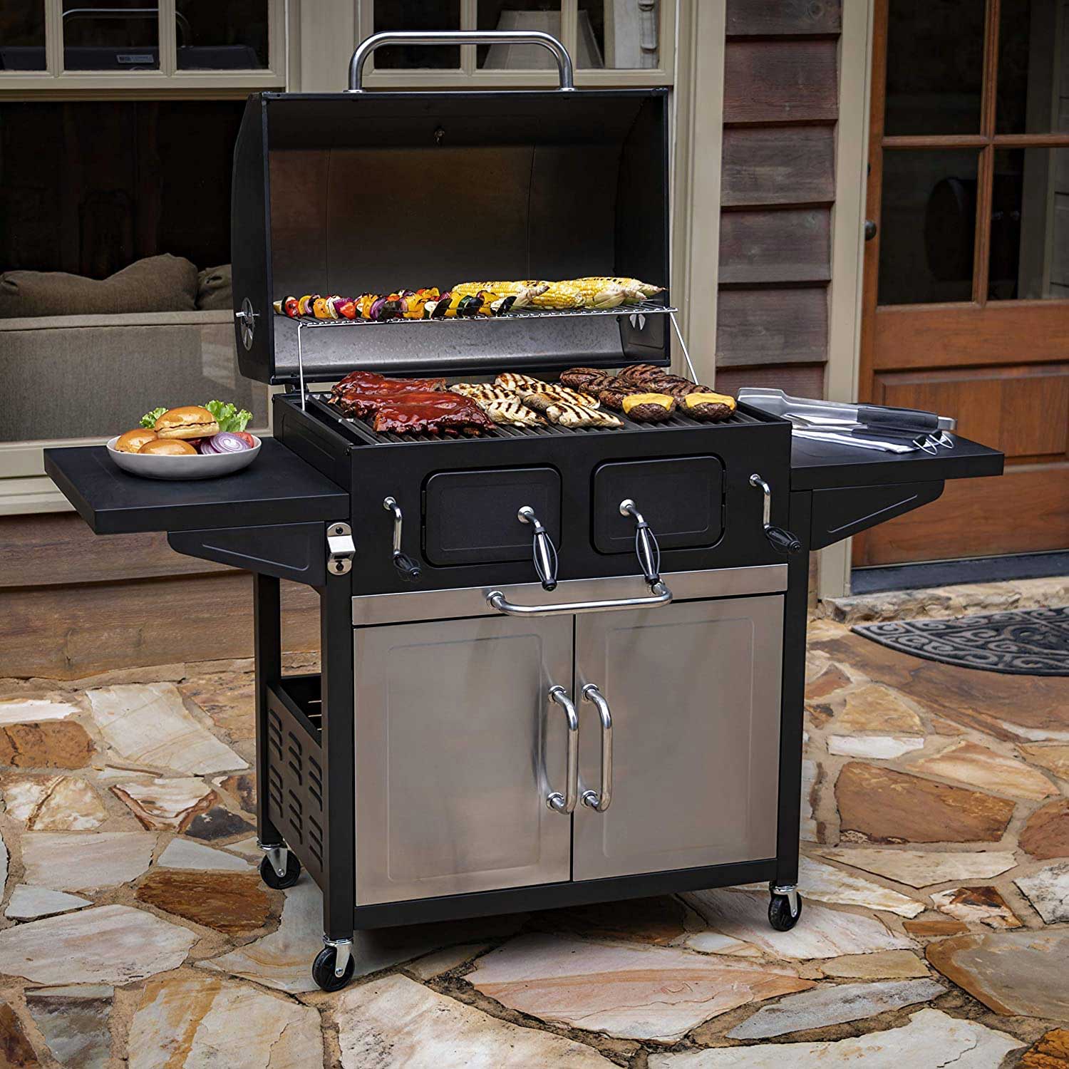 Asador de Carb n American Gourmet Cabinet Lujo 800 99143021171