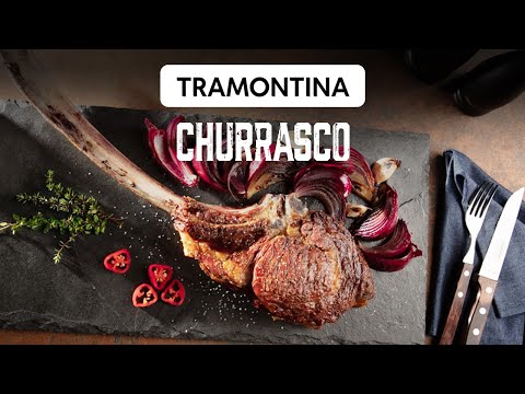 Cuchillo para carne 10" Tramontina Profesional Churrasco negro